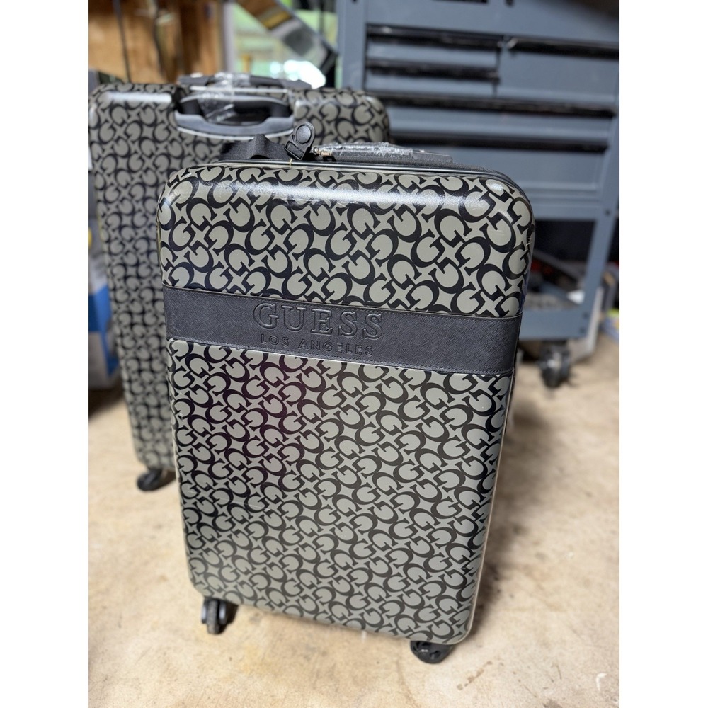 Guess Carry On Suitcase Logo Luggage 23x16x11